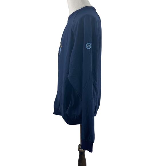 VTG Sunderland of Scotland Embroidered Argyle Golf Windbreaker XL Jacket Preppy - Picture 4 of 6